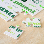 Reduce, Reuse, Recycle Word Cloud Jigsaw Puzzle | Zazzle