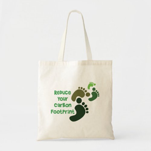 Reduce Your Carbon Footprint Eco_friendly Tote Bag