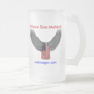 Reducegov.com Coffee Mug Where Size Matters