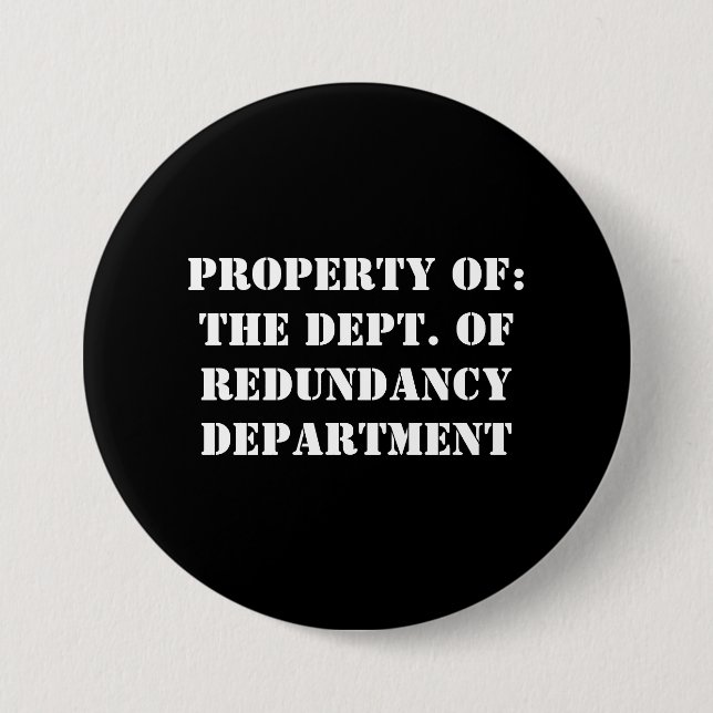 Redundancy Department Property Button (Front)