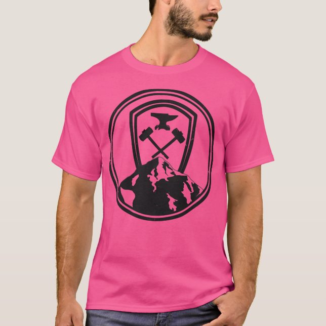 Redwall Themed Salamandastron Inspired Mountain De T-Shirt (Front)