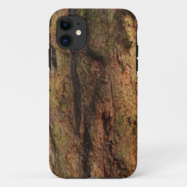 Redwood Bark Photo Texture Case-Mate iPhone Case (Back)