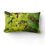 Redwood Butterfly and Wildflowers Lumbar Pillow