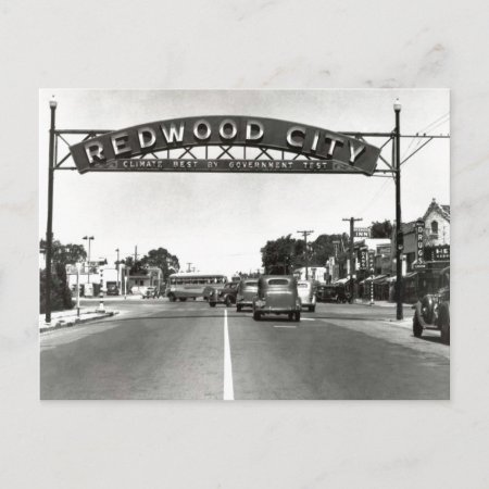 Redwood City 150th Anniversary Postcard
