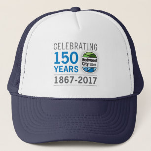 Redwood City 150th Anniversary Trucker Hat