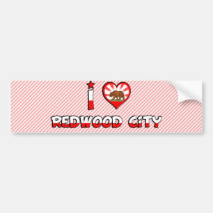 Redwood City, CA Bumper Sticker