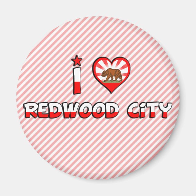 Redwood City, CA Magnet (Front)