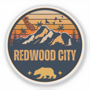 Redwood City, California Sticker