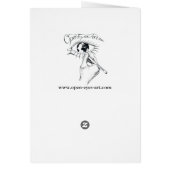 Redwood dryad card (Back)