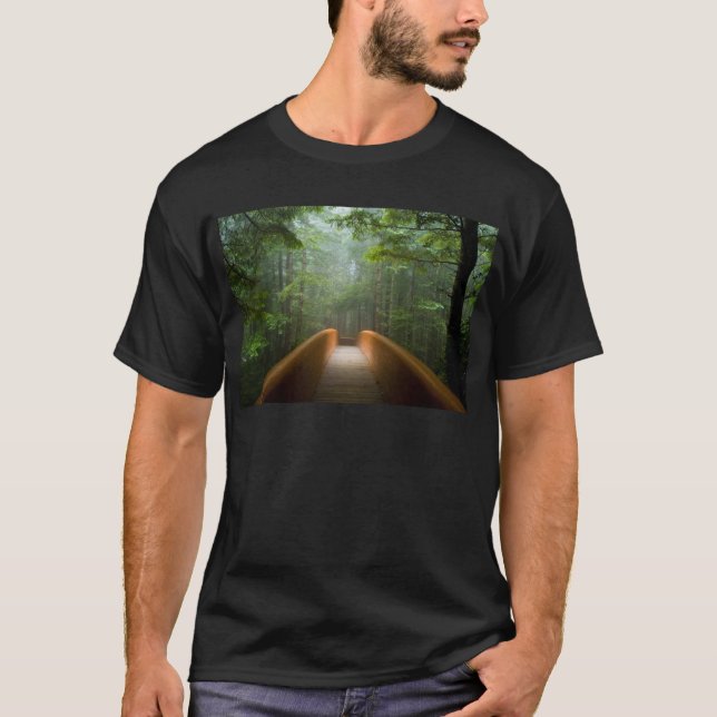 Redwood Forest Bridge T-Shirt (Front)