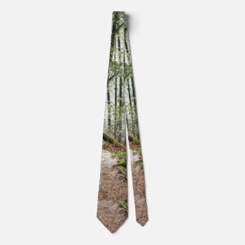 Redwood Forest Woods Leaves Trees Hiking Tie by farmer77 at Zazzle