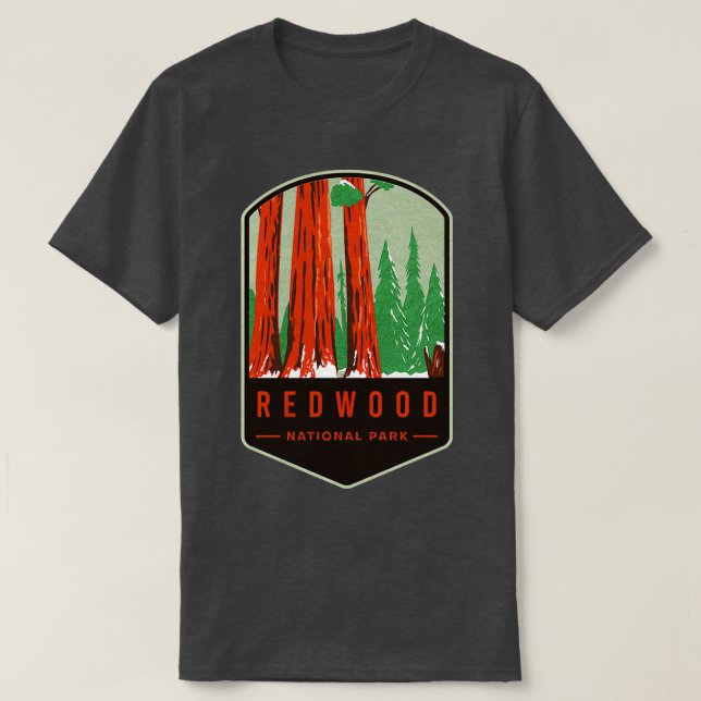 Redwood National and State Park T-Shirt (Design Front)