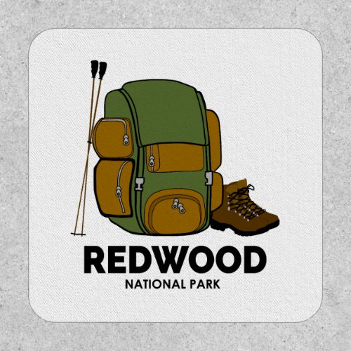 Redwood National Park Backpack Patch