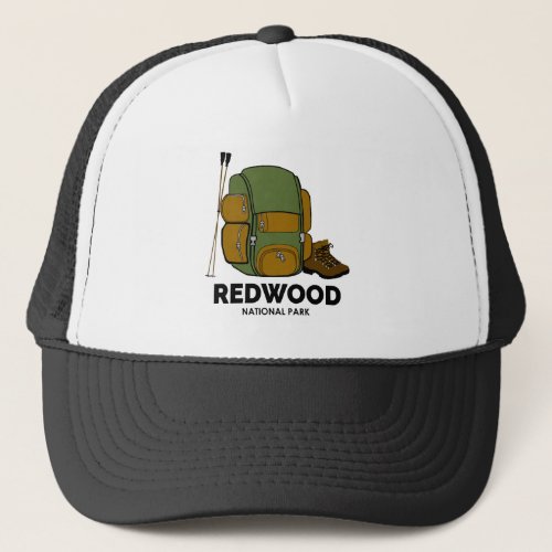Redwood National Park Backpack Trucker Hat
