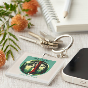 Redwood National Park Beauty in California Keychain