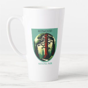 Redwood National Park Beauty in California Latte Mug