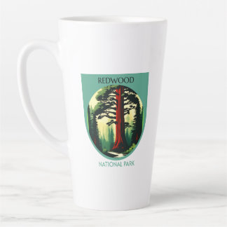 Redwood National Park Beauty in California Latte Mug