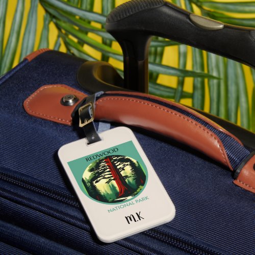 Redwood National Park Beauty in California  Luggage Tag