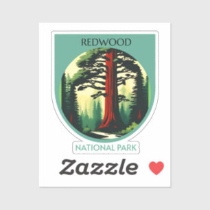 Redwood National Park Beauty in California  Sticker