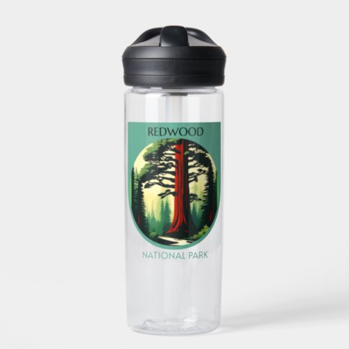 Redwood National Park Beauty in California  Water Bottle