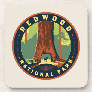 Redwood National Park Beverage Coaster