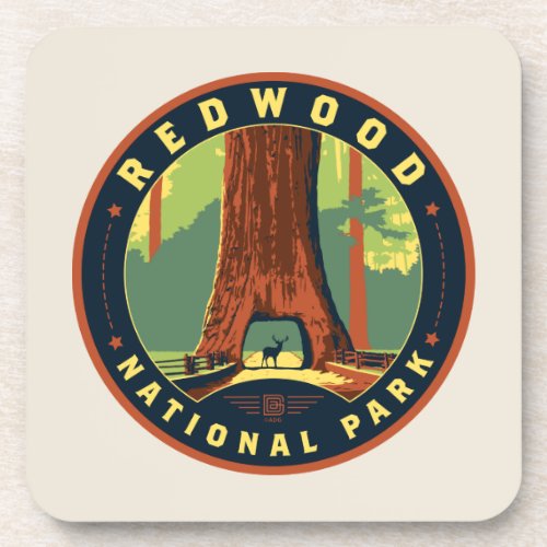 Redwood National Park Beverage Coaster