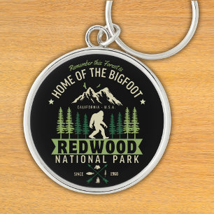 Redwood National Park California Keychain