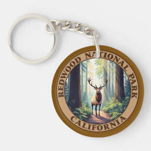 Redwood National Park California Keychain