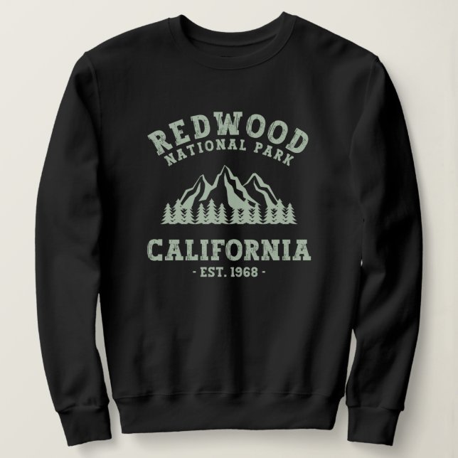 Redwood National Park California Sweatshirt (Design Front)