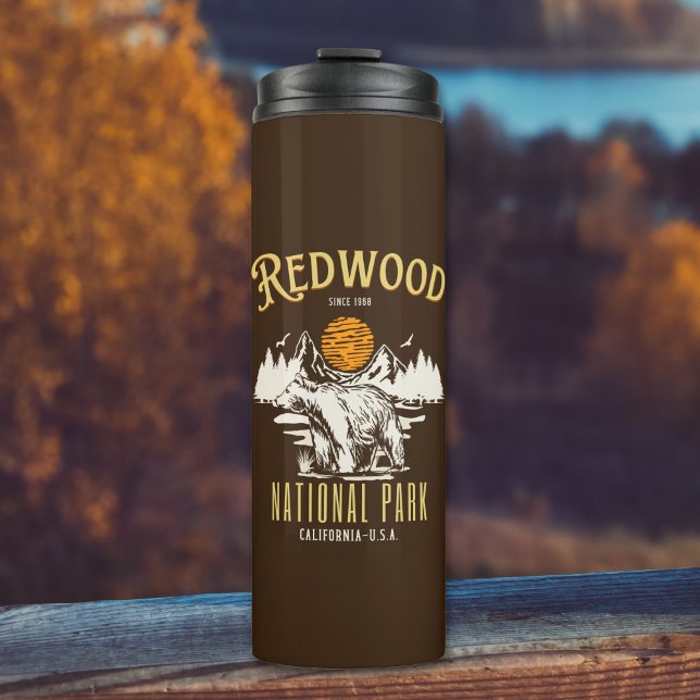 Redwood National Park California Thermal Tumbler (Creator Uploaded)