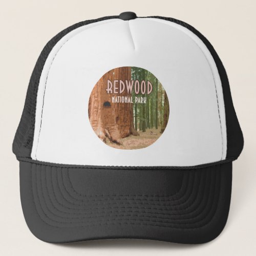 Redwood National Park California Trucker Hat