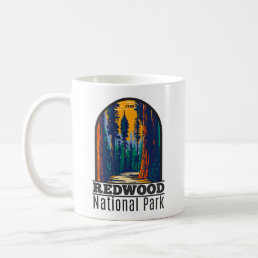 Redwood National Park California Vintage Coffee Mug