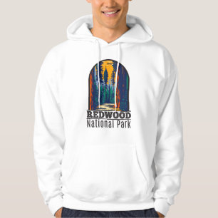 Redwood National Park California Vintage  Hoodie