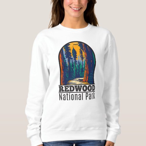 Redwood National Park California Vintage  Sweatshirt