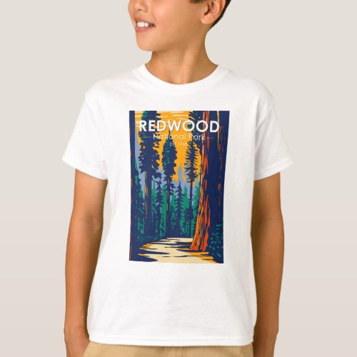 Redwood National Park California Vintage T_Shirt