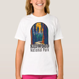 Redwood National Park California Vintage  T-Shirt