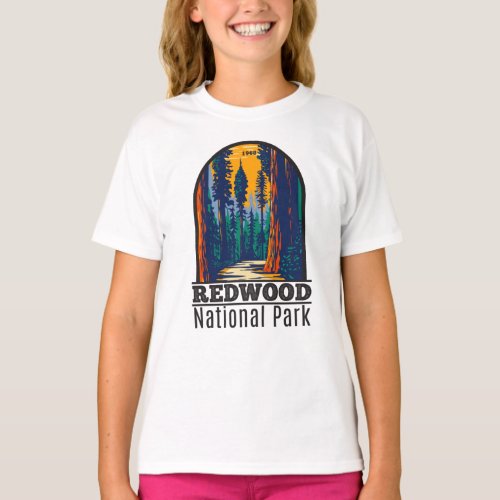Redwood National Park California Vintage  T_Shirt