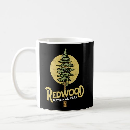 Redwood National Park Distressed Tree Coffee Mug