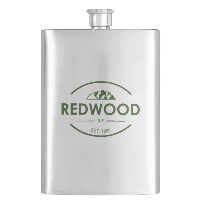 Redwood National Park Flask (Front)