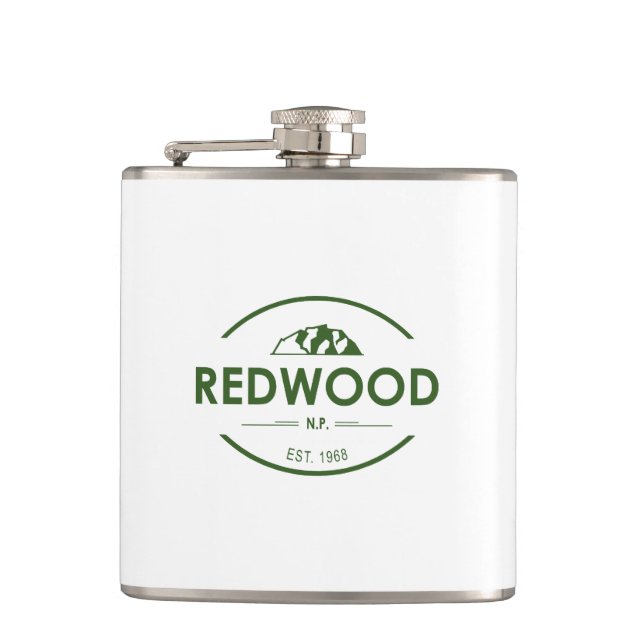 Redwood National Park Flask (Front)