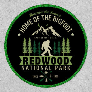 Redwood National Park Home of the Bigfoot Patch