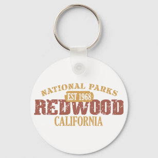 Redwood Park Conservancy California Redwoods Clip Hook Keychain