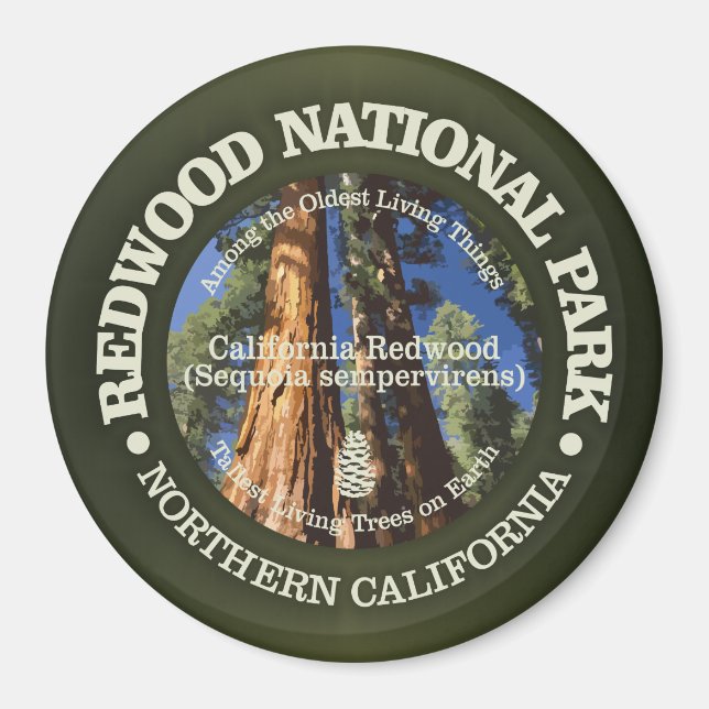 Redwood National Park Magnet (Front)