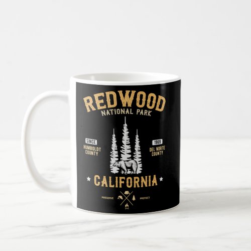 Redwood National Park Redwood Forest Us Nationalpa Coffee Mug
