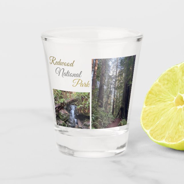 Redwood National Park Shot Glass (Front)