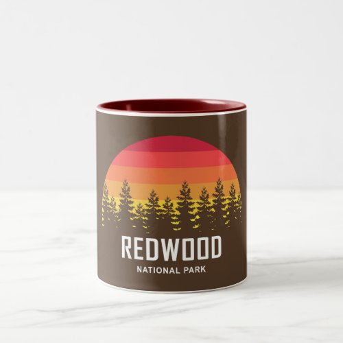 Redwood National Park Two_Tone Coffee Mug