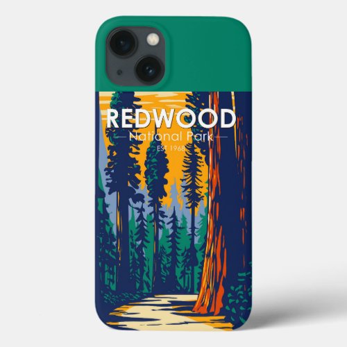 Redwood National Park Vintage  iPhone 13 Case