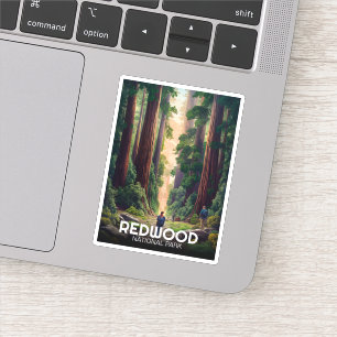 Redwood national state park, Coastal California  Sticker