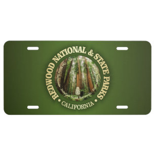 Redwood National & State Parks (NP2) License Plate