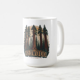 Redwood natioonal state park, Coastal California Coffee Mug
